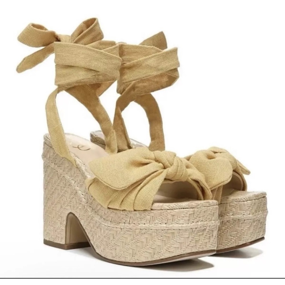New Sam Edelman Tula Double Wedge Sandals Size 10